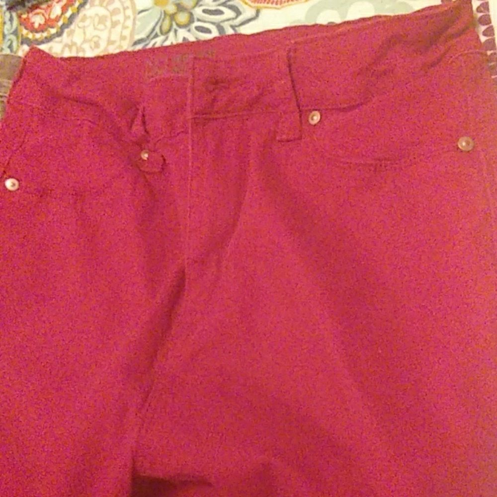 Red pants size 7